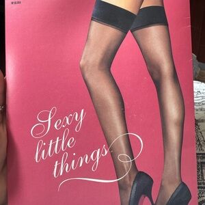 Victoria's Secret Sexy Kitten Thigh-High in Black